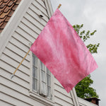 Pink Cotton Candy Print House Flag