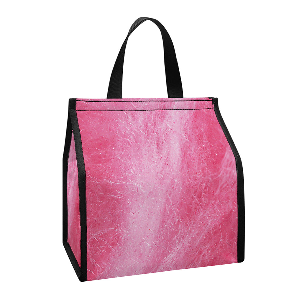 Pink Cotton Candy Print Insulated Lunch Tote