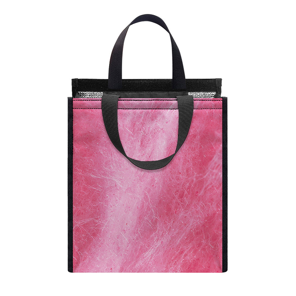 Pink Cotton Candy Print Insulated Lunch Tote