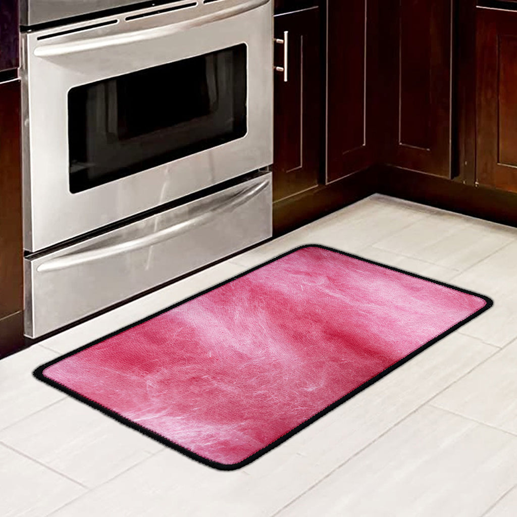 Pink Cotton Candy Print Kitchen Mat
