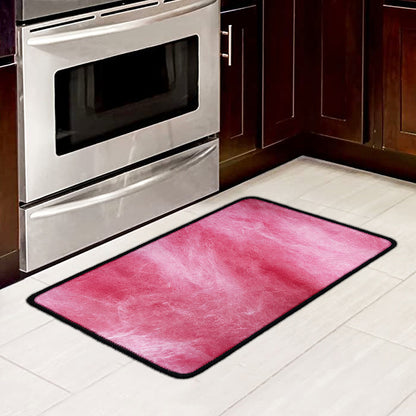 Pink Cotton Candy Print Kitchen Mat