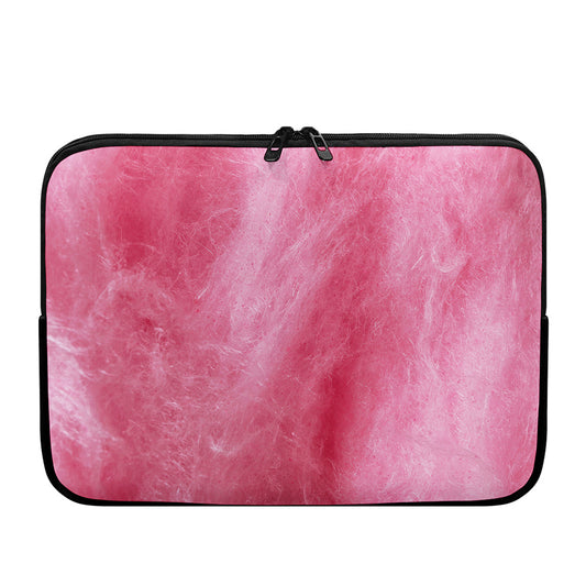 Pink Cotton Candy Print Laptop Sleeve