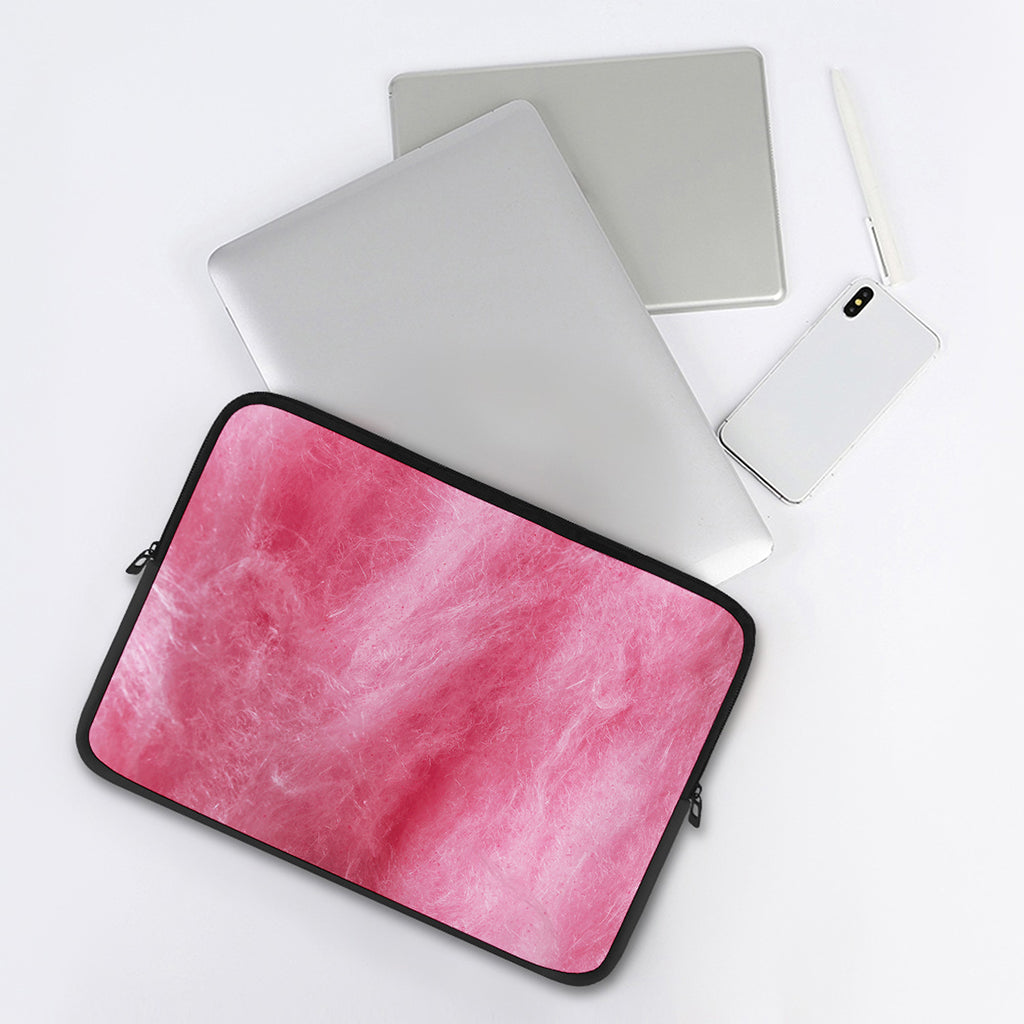 Pink Cotton Candy Print Laptop Sleeve