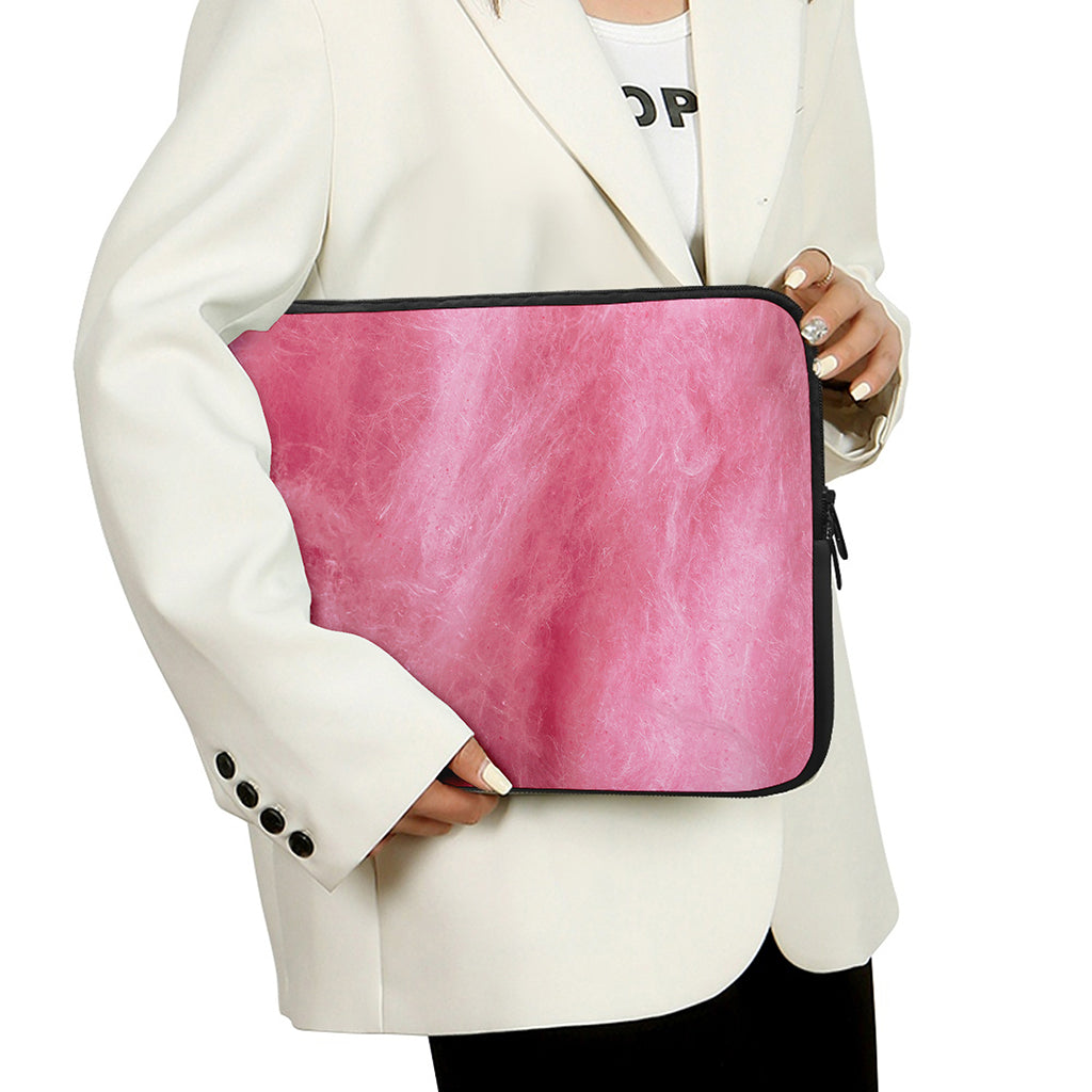 Pink Cotton Candy Print Laptop Sleeve