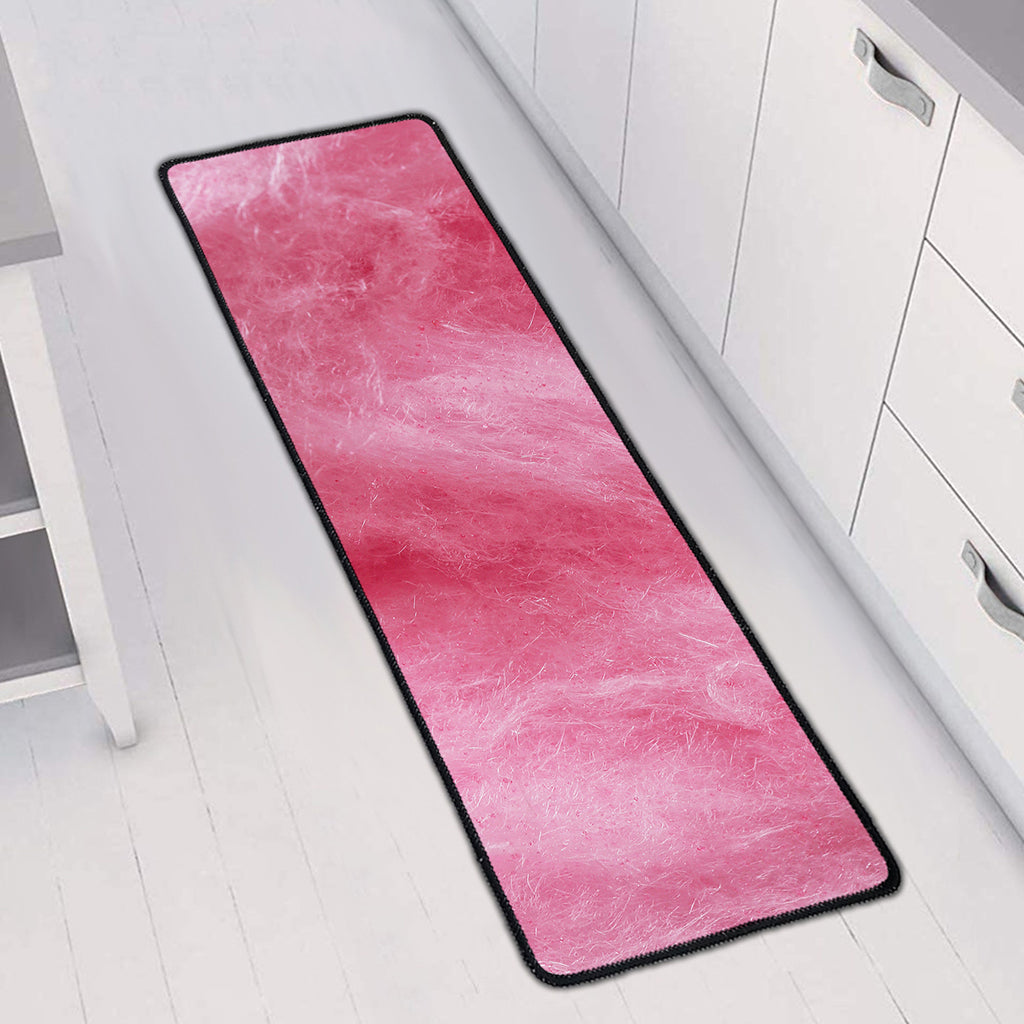 Pink Cotton Candy Print Long Kitchen Mat