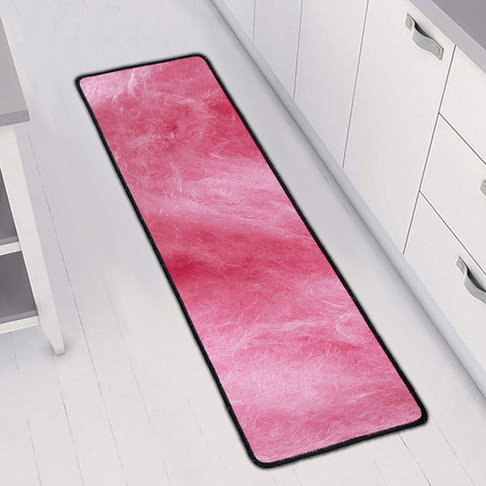 Pink Cotton Candy Print Long Kitchen Mat