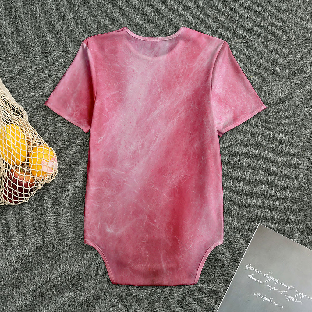 Pink Cotton Candy Print Men's Bodysuit