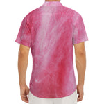 Pink Cotton Candy Print Men's Deep V-Neck Shirt