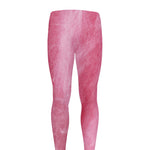 Pink Cotton Candy Print Men's leggings