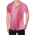 Pink Cotton Candy Print Men's Shirt