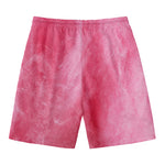 Pink Cotton Candy Print Men's Swim Trunks