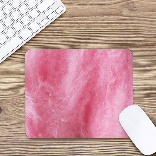Pink Cotton Candy Print Mouse Pad