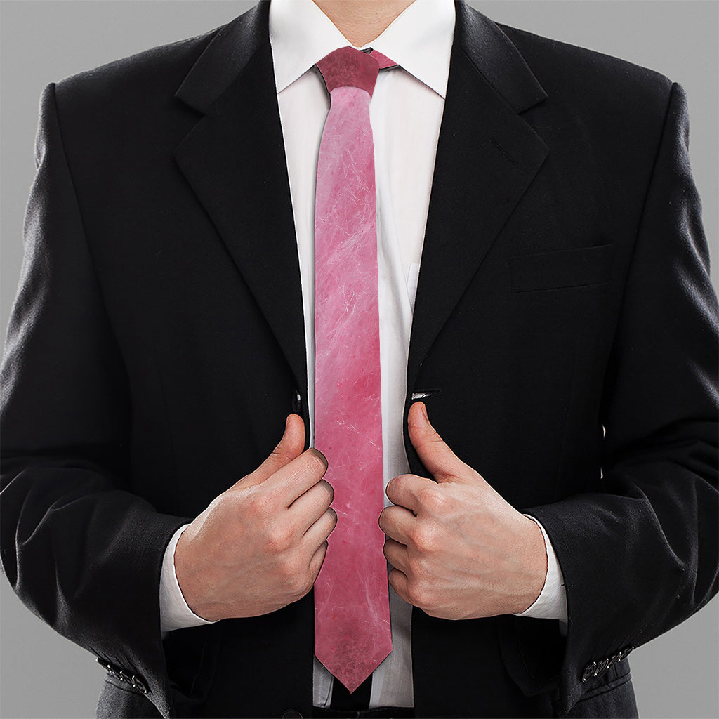 Pink Cotton Candy Print Necktie