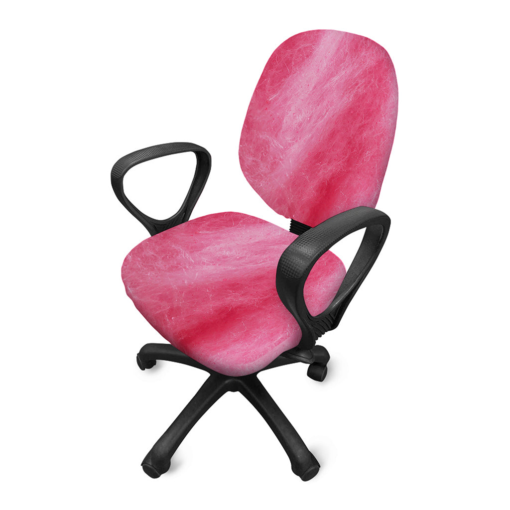Pink Cotton Candy Print Office Chair Cover