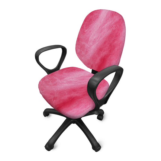 Pink Cotton Candy Print Office Chair Cover