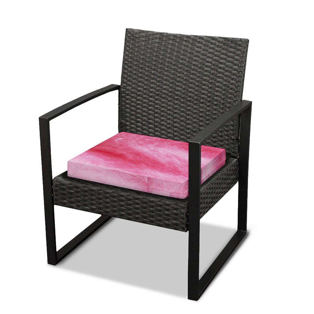 Pink Cotton Candy Print Outdoor Seat Cushion Cover