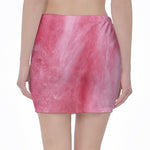 Pink Cotton Candy Print Pencil Mini Skirt