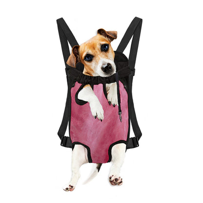 Pink Cotton Candy Print Pet Carrier Backpack