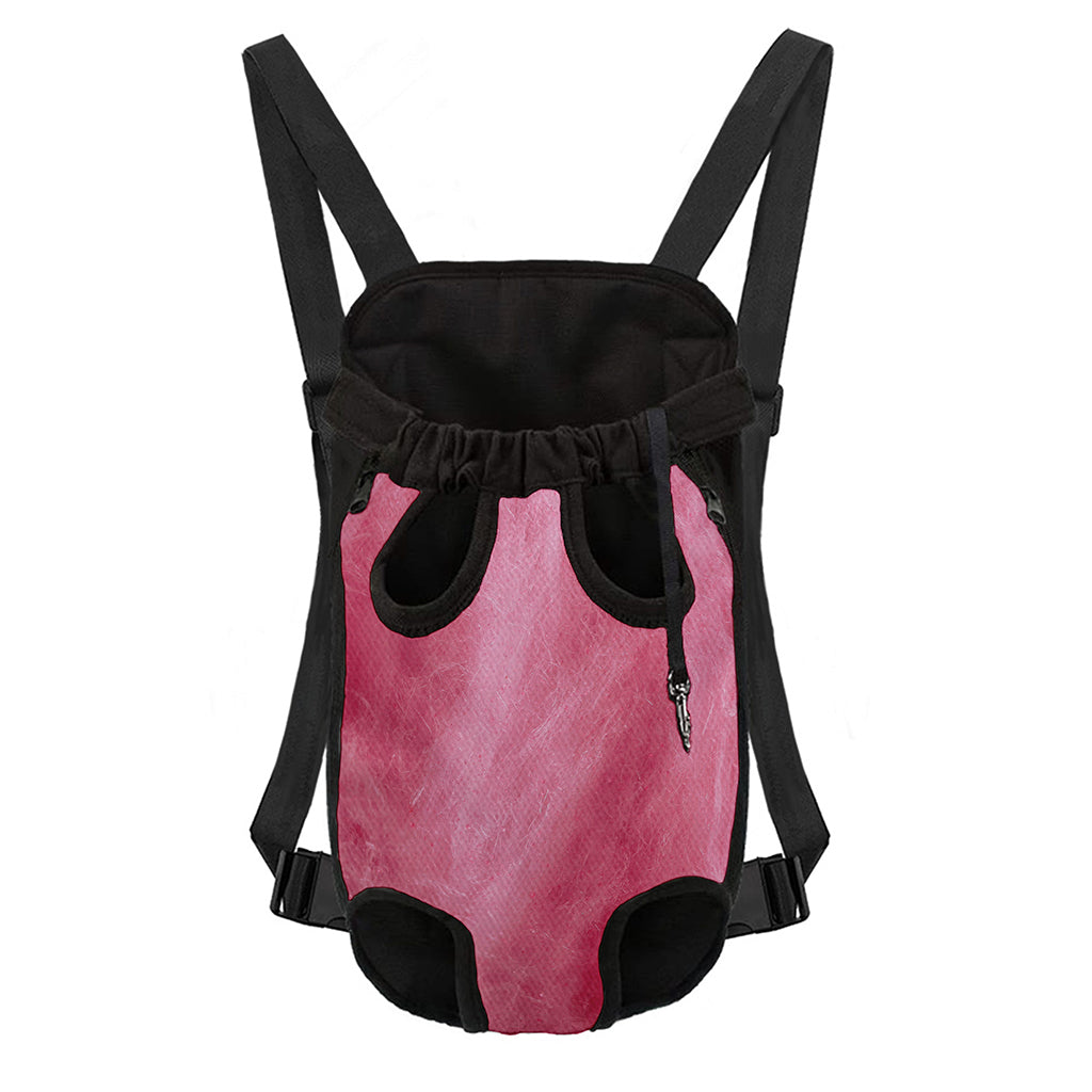 Pink Cotton Candy Print Pet Carrier Backpack