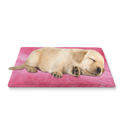 Pink Cotton Candy Print Pet Cooling Mat Cover