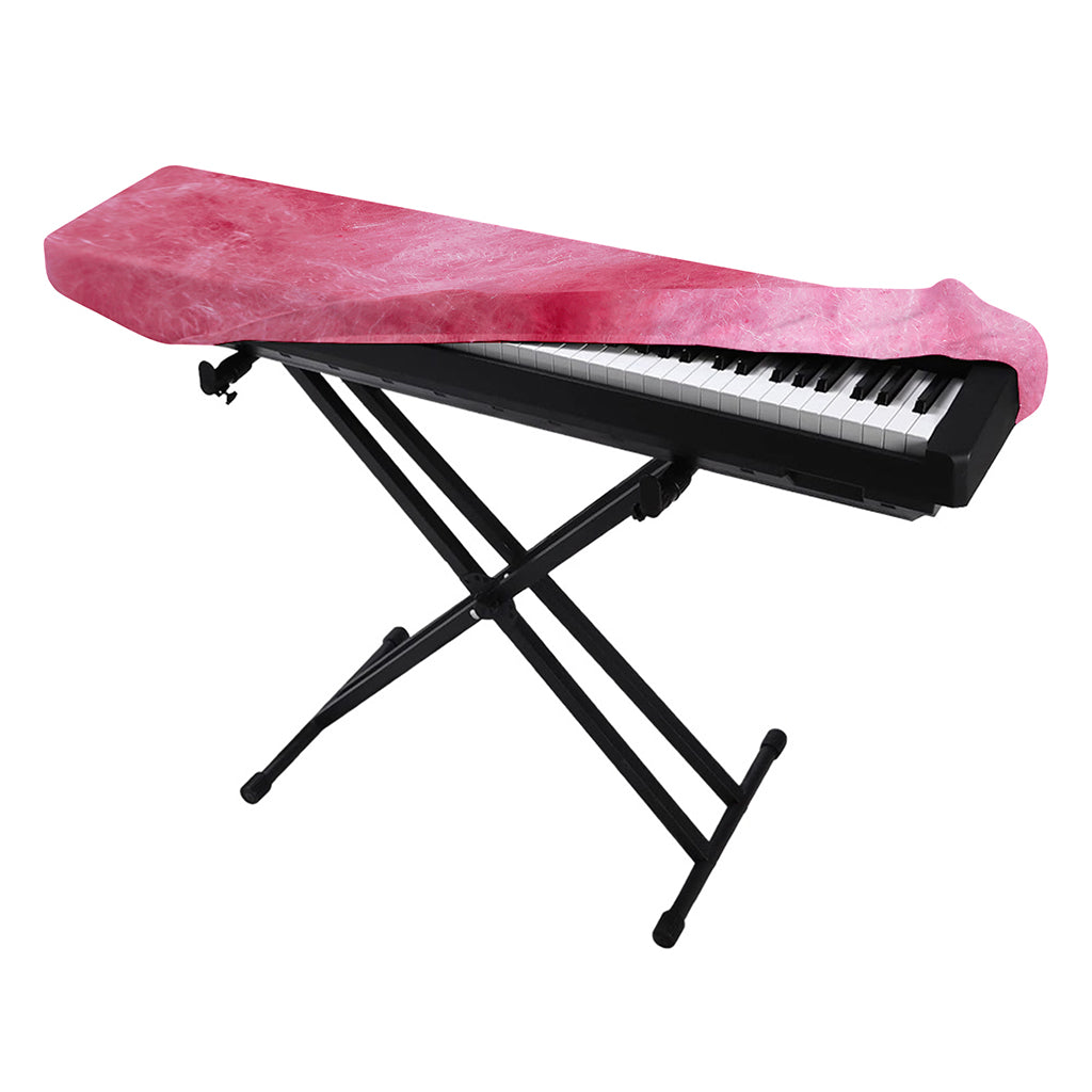 Pink Cotton Candy Print Piano Keyboard Cover