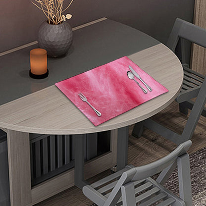 Pink Cotton Candy Print Placemat