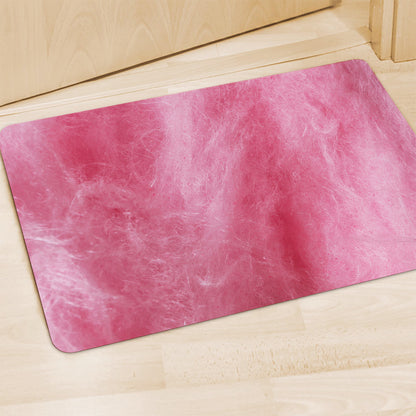 Pink Cotton Candy Print Polyester Doormat