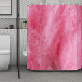 Pink Cotton Candy Print Polyester Shower Curtain
