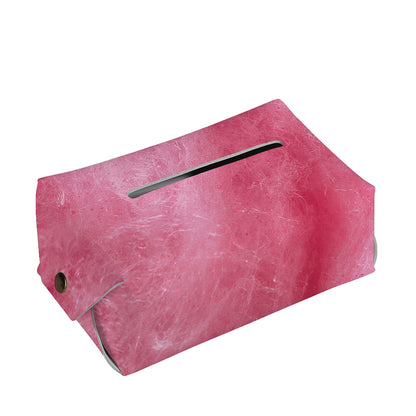 Pink Cotton Candy Print Rectangle Tissue Box Cover