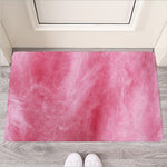 Pink Cotton Candy Print Rubber Doormat