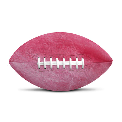 Pink Cotton Candy Print Rugby Ball