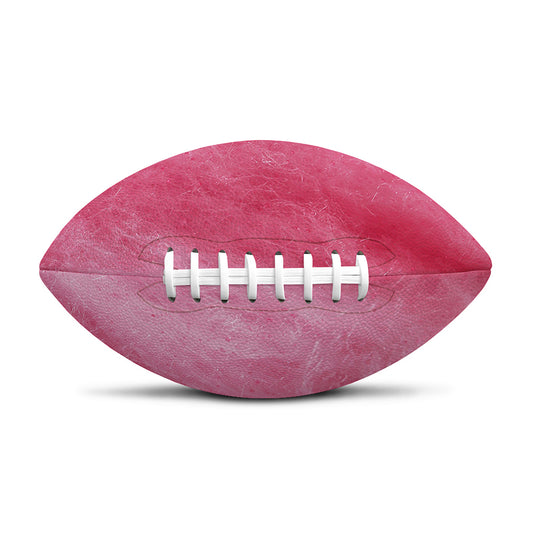 Pink Cotton Candy Print Rugby Ball