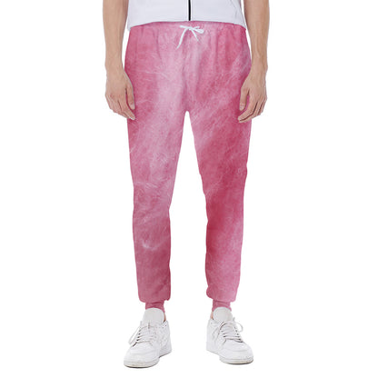 Pink Cotton Candy Print Scuba Joggers