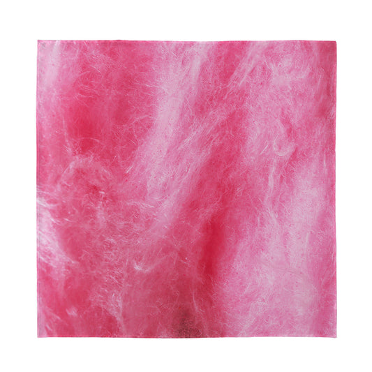 Pink Cotton Candy Print Silk Bandana
