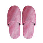 Pink Cotton Candy Print Slippers