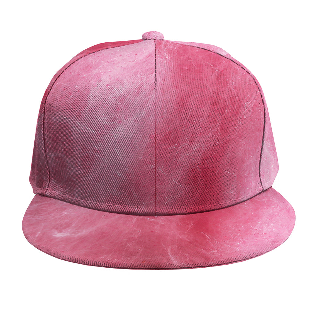 Pink Cotton Candy Print Snapback Cap