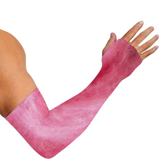 Pink Cotton Candy Print Sun Protection Arm Sleeves