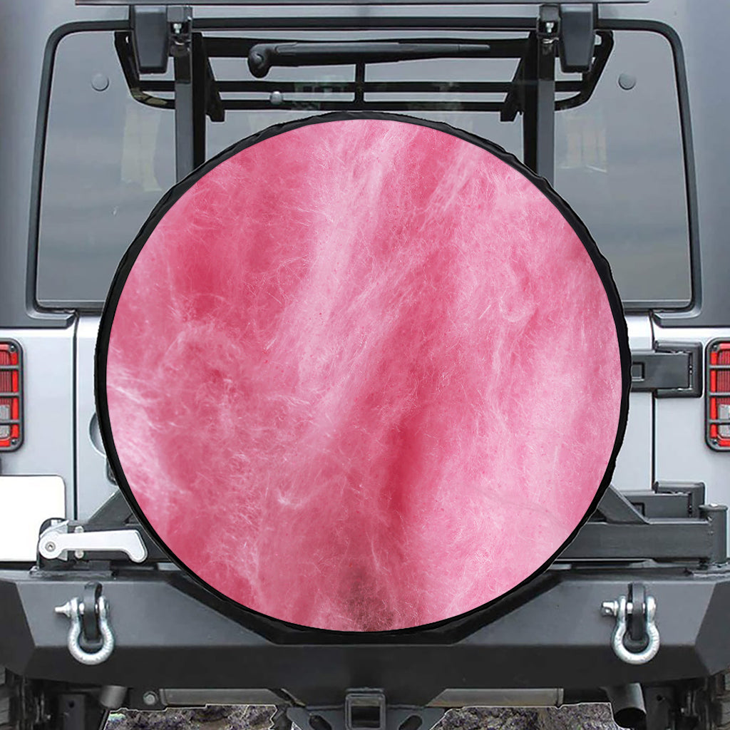 Pink Cotton Candy Print Tire Cover
