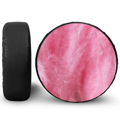 Pink Cotton Candy Print Tire Cover