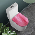 Pink Cotton Candy Print Toilet Lid Cover