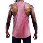 Pink Cotton Candy Print Training Tank Top