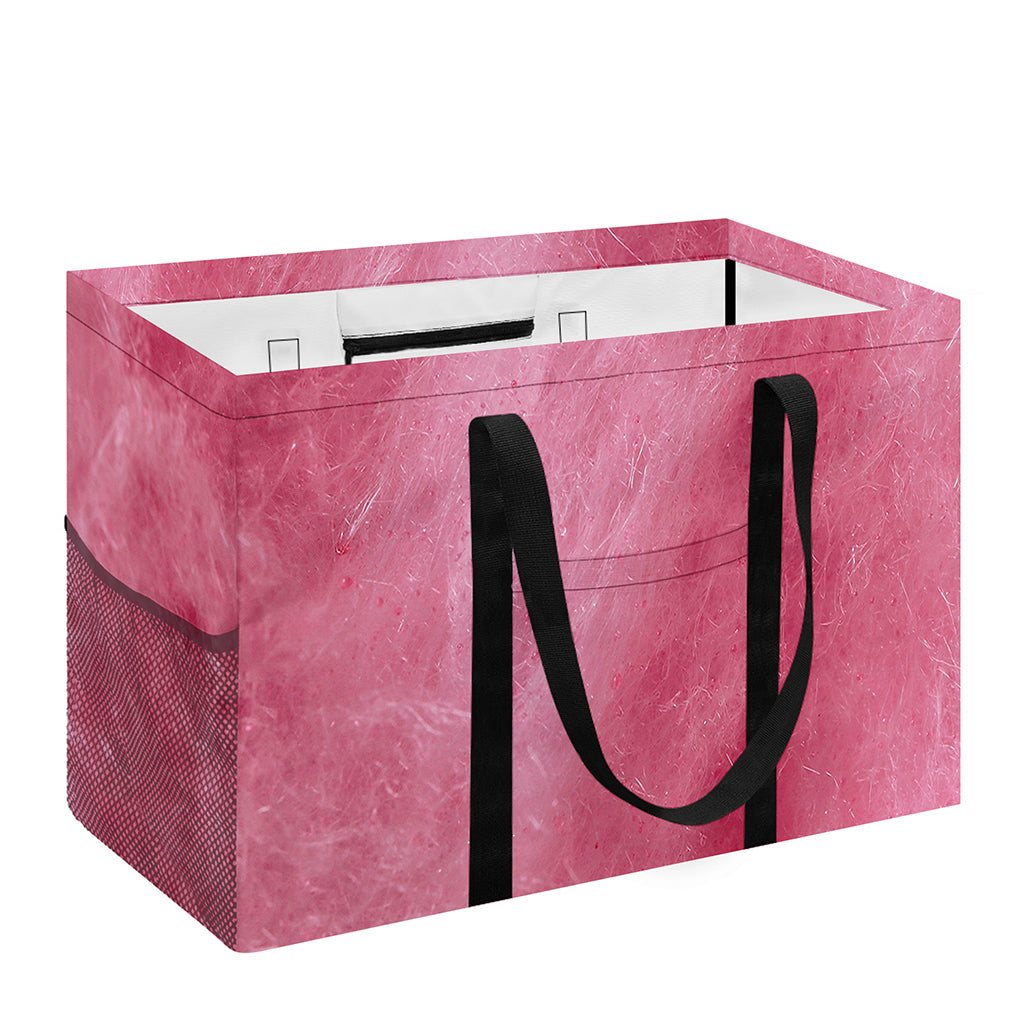 Pink Cotton Candy Print Utility Tote Bag
