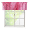 Pink Cotton Candy Print Window Valance