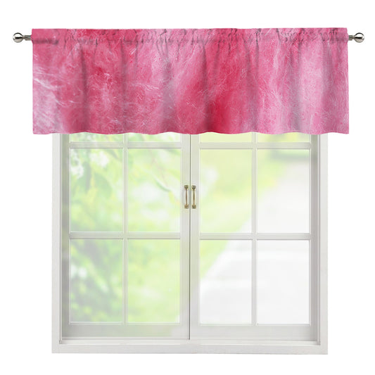 Pink Cotton Candy Print Window Valance