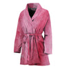 Pink Cotton Candy Print Women's Bathrobe