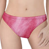 Pink Cotton Candy Print Women's Thong