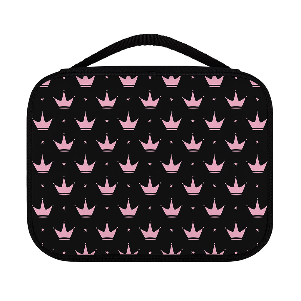 Pink Crown Pattern Print Classic Bible Case
