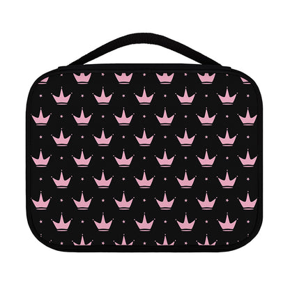 Pink Crown Pattern Print Classic Bible Case