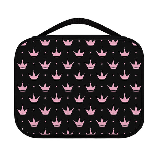 Pink Crown Pattern Print Classic Bible Case
