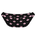Pink Crown Pattern Print Fanny Pack